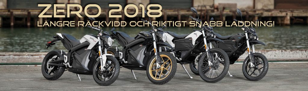 Klicka på bilden för att visa 2018 års nyheter från Zero Motorcycles.