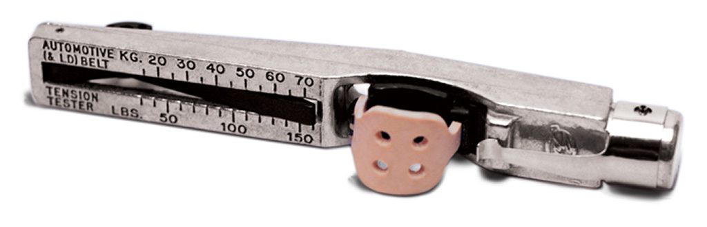 Gates Kritik V-Belt Tension Gauge är ett smart verktyg som gör det enkelt att kontrollera drivremmens spänning som bör vara mellan 25-75 kg. Pris: 295 kr