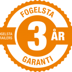 Från den 1 januari 2019 lämnar Fogelsta nu 3 års garanti på sina båttrailers.